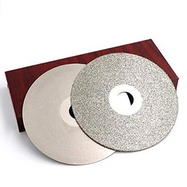 4" Single Side 3000 Grit Glass Diamond Coated Grinding Wheel Grinding Sanding Polishing Disc Round Shaped Grinder for Angle Cutting Disc