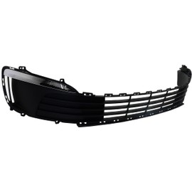 Garage-Pro Bumper Grille Compatible With 2016-2017 Kia Rio, 4-Door Sedan Front Plastic Black