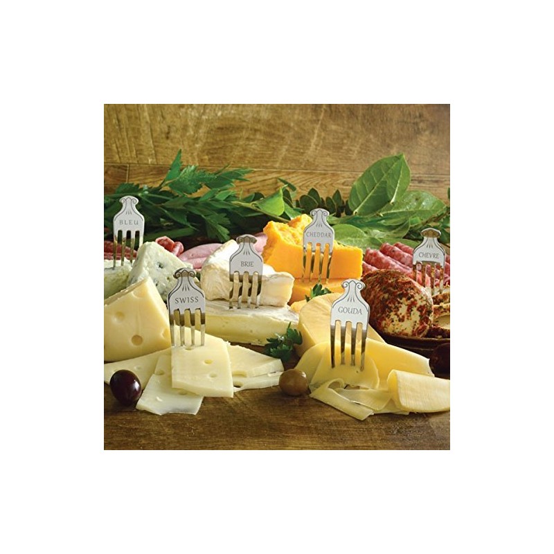 Norpro Stainless Steel Cheese Markers, Set of 6 NOR-334