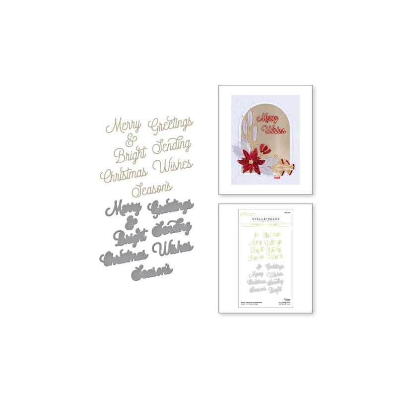 Spellbinders Merry Glimmer Sentiments