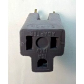 CAROL BOX OF 25 3 to 2 prong AC ground power outlet adapter 125V 15A 1875W HD Molded