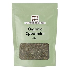 Organic Spearmint Loose Leaf Tea 50g by Manor Springs Organic