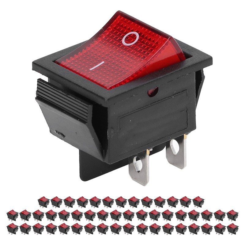 50PCS Snap Power Switch Brass 4 Pin 2 Position Mini