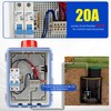 CINVEI Septic Control Panel with Septic Alarm, Pump Circuit Breaker,