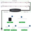RWNTAO Two Strip Growing Lamp for Indoor Plants, Red &