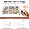 QIACHIP Wireless Light Switch with Transmitter and Receiver Kit, Wireless