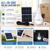 Solar Rechargeable LED Bulb for Outdoor Use – Portable Hanging