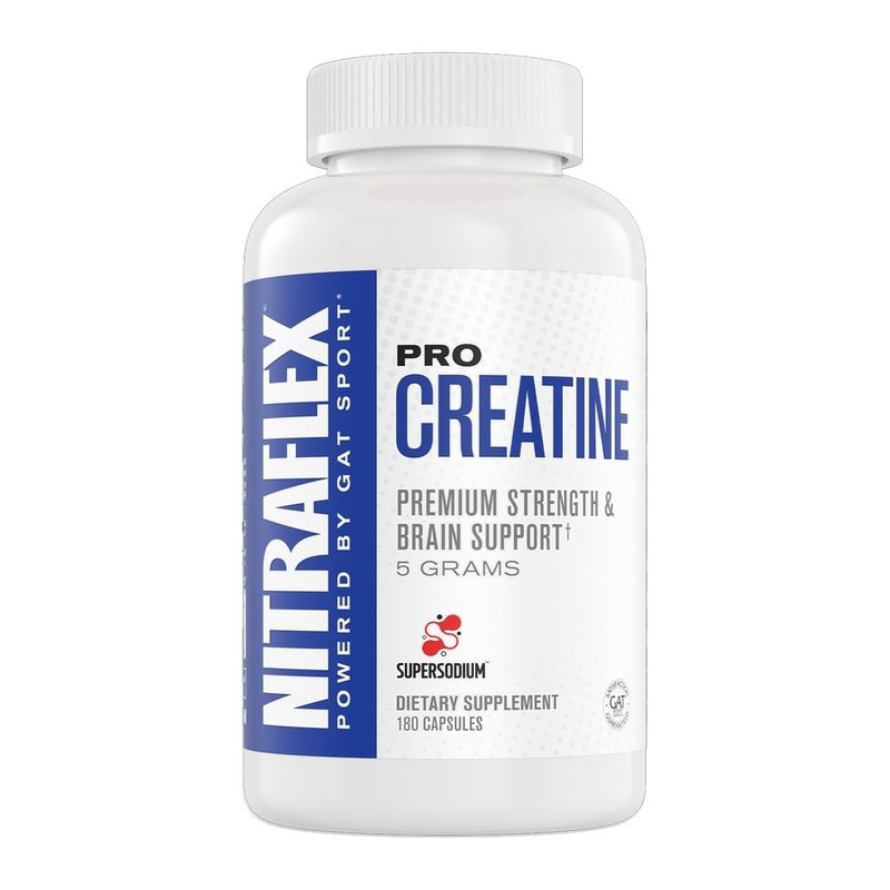 GAT SPORT Pro Creatine Capsules, Strengh, Wellness, Brain Health, Enhanced