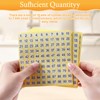Clofiak 7500 Pcs 1-500 Round Number Sticker Labels, 0.4 Inch,