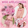 FOGWOWO 72 Pcs Pink Western Cowgirl Patches Self Adhesive Letter