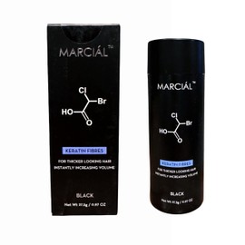MARCIAL Premium Hair Fibres (BLACK) Thickening Product for Thinning Hair Men Women Hair Texture Powder 27.5g