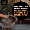 Stinky Cigar Personal Size Ashtray with 1 Stirrup, Compact, Matte