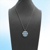 Aromatherapy Essential Oil Diffuser Necklace Jewelry for Women Men,Silver Cross