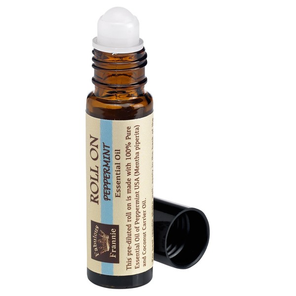 Fabulous Frannie Peppermint Essential Oil Roll-On 10 ml Made with Pure Essential Oil