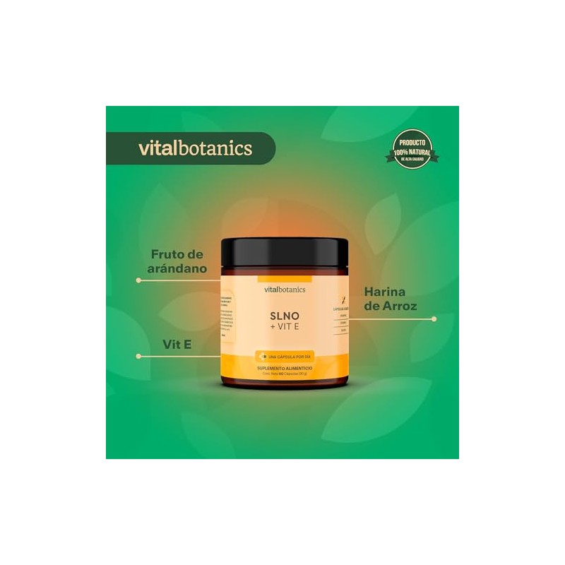 Vital Botanics Vitamina E, Selenio y Arándanos