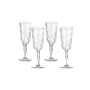 Omada Design 4 Glasses for Champagne, 6,89 fl oz Flute