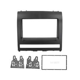 Car Stereo Dash Radio Fascia Kit, 2DIN Control Central CDo Fascia Frame Reemplazo para Albea/Siena/Palio 2004-2012
