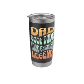 Dad Food Chemist Legend Stainless Steel Insulated Tumbler