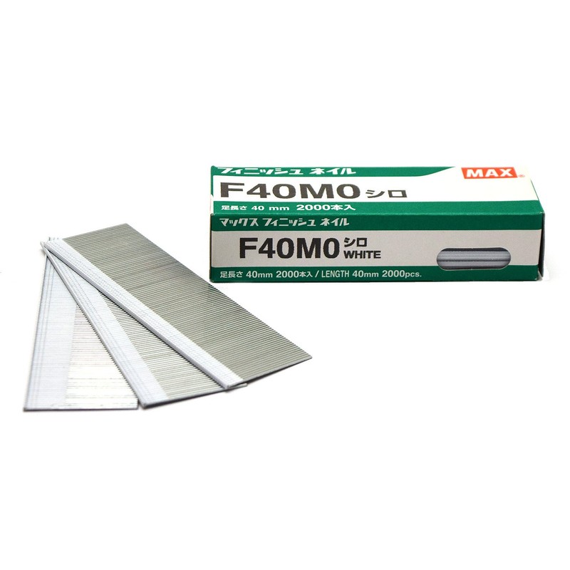 Max Finish Nail F40MO White