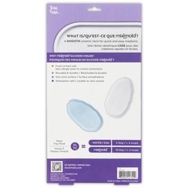 Brea Reese Mix2Mold Silicone Wave Tray Mold - 1pc - DIY Decor, Non-Stick Oval Tray Mold, Durable & Reusable, Mold Only-for Resin Craft Projects