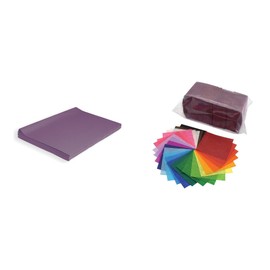 Casafoyer Deluxe Bleeding Tissue Paper and Art Tissue Squares Combo Kit for Creative Crafting Projects