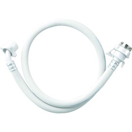 SANEI Automatic Washing Machine Water Supply Hose, Length 4.9 ft (1.5 m), With Base Connection, One Touch Connection, With Flange, Anti-Pullout, PT17-1-1.5