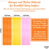 KatchOn, Orange Pink and Yellow Fringe Backdrop - 9.6x8 Feet,
