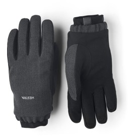 Hestra Women’s Zephyr Glove | 5-Finger Glove for Cold Weather & Everyday Wear - Charocoal - 9