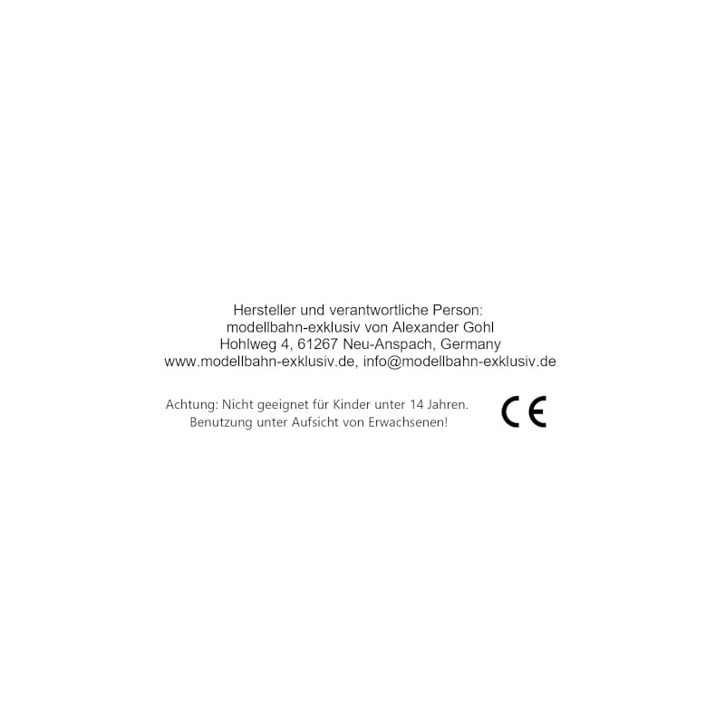 modellbahn-exklusiv Laser Cut Channel Cover Set of 8 with Template