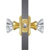 CLCTK Antique Crystal Door Knobs Interior, Passage Hall and Closet