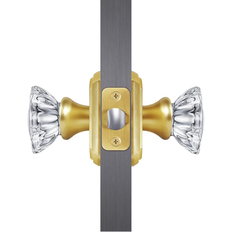 CLCTK Antique Crystal Door Knobs Interior, Passage Hall and Closet