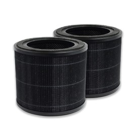 PUREBURG Ersatz-HEPA-Filter kompatibel mit Grundig TL2713 & AirExpect AirExtend Luftreiniger JL-AP-TB01, H13 3-stufige Filtration Aktivkohle,2er-Pack