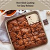 Glad Square Baking Pan Nonstick - Heavy Duty Metal Bakeware