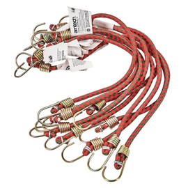 Mr Gadget's Solutions 10 PIECE BUNGEE CORDS 10" MINI SMALL SHORT ELASTIC STRAPS HOOKS STRETCH
