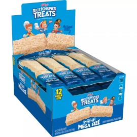 RICE KRISPIES TREATS Kellogg's Rice Krispies Treats 12 Count Marshmallow Snack Bars Original 2.2oz