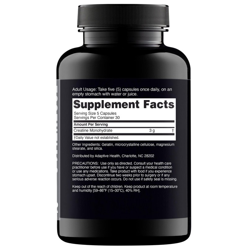 Nugenix Essentials Premium Creatine Monohydrate Pills Supplement, 3000mg, 150 Capsules