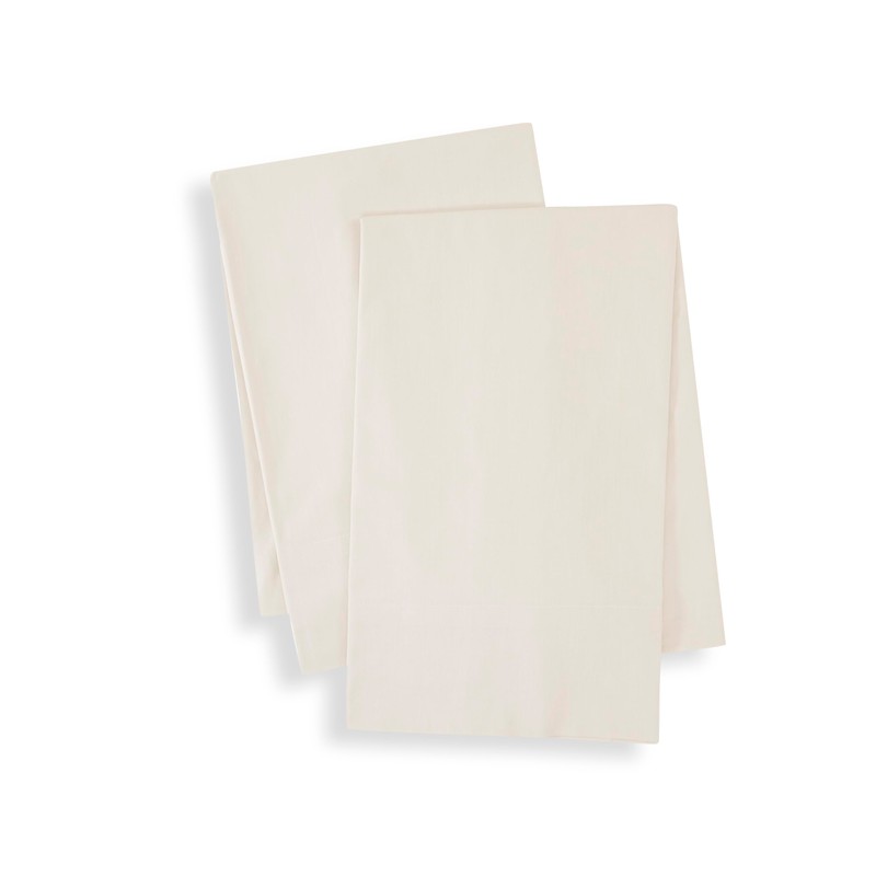 Linen Closet Luxury Cotton Percale Flat Sheet, Twin, Beige