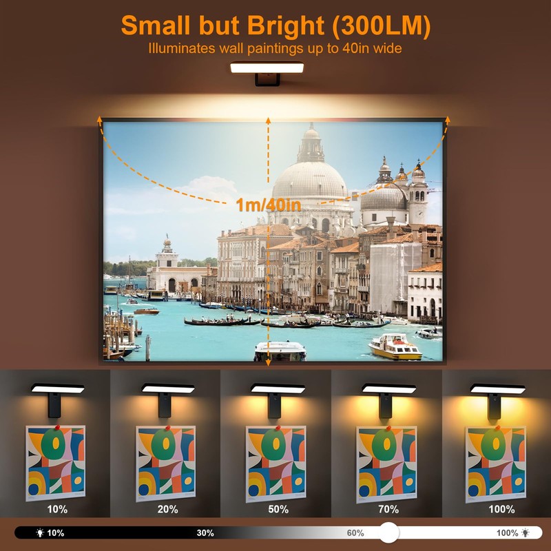 AMFUN Wireless Picture Lighting - Black