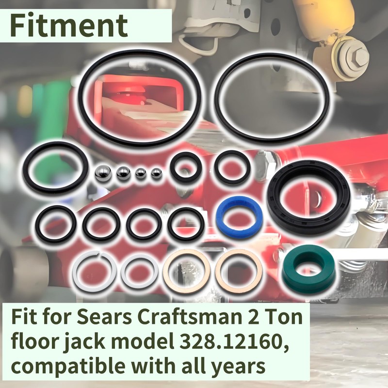 ECOMARK Floor Jack Rebuild Kit Fit for Sears Craftsman Replace