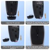 Bluetooth Mouse Rechargeable Portable Mini Computer Mice with TF Card