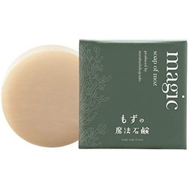 Mizuhashi Hojudo Pharmaceutical Atopic Skin, Sensitive Skin, Even Small Children, Mozu No Magic Soap, New Version, 2.8 oz (80 g), Includes Frothing Net