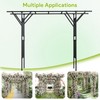 Supersize Flattop Garden Arch, 140.7" L x 106.3" H Garden