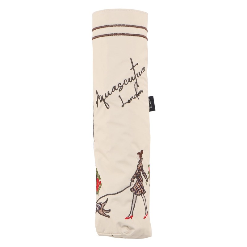 Aquascutum 1AQ27763 Women's Folding Umbrella, Parasol, Rain Umbrella, 19.7 inches