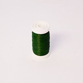 Green Florists Wire on a Reel 4 Different Size Gauges Available (32 Gauge (0.28mm))