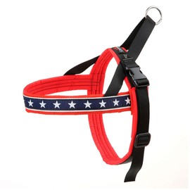 ComfortFlex Patriotic Dog Harness – Fully Padded, Adjustable, Lightweight No-Choke, No-Pull, Non-Chafing Design for Active Dogs, Enhanced Control, Made in The USA - Medium, The Patriot