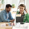 WORHE Sticky Note Holder 3in1 Clear Acrylic Memo Holder Desk