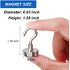 LOVIMAG Strong Magnetic Hooks, 25lbs Magnet Hooks for Cruise Cabin,
