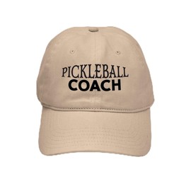 CafePress Pickleball Coach Cap Unique Adjustable Baseball Hat