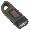 Solar Hand Crank Flashlight Emergency LED Portable Torch for Climbing