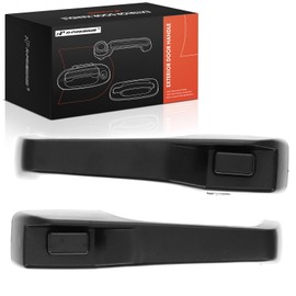 A-Premium Outside Exterior Door Handles Compatible with Jeep XJ Series Cherokee 1997 1998 1999 2000 2001, Textured Black, 2-PC Set, Front or Rear Driver and Passenger Side